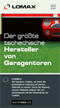 Mobile Screenshot of lomaxeurope.com